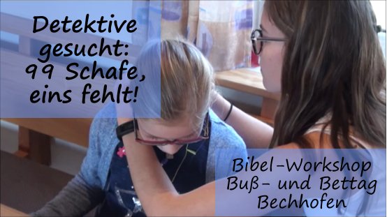 Detektive gesucht-Bibel Workshop2.